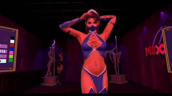 Chupada de pija de Kitana y luego cogida en club Purple Dream (Juego VR)