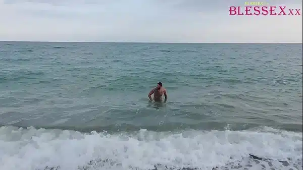 Cum on the beach – Magic Javi