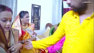 Desi Horny Indian Three Bhabhi wants to get Fucked By Their Dewar like a Bhabhi’s Groupsex Party ( Hindi Audio )