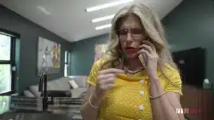 Hot Blonde With Huge Tits Pays Off Her Husbands Debts – Cory Chase