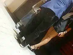 Hot Brunette, Sexy Legs In High Heels