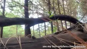 I Use a Log in the Forest to Piss