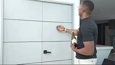 INTERRACIAL ANAL – My neighbor throws me a bachelorette party by stretching my tight ass with his big black cock.