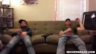 NICHE PARADE  Footage Of Two Straight Guys Beating Off In My Hostel