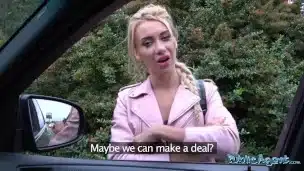 Public Agent – cheating creampie for girlfriend in need