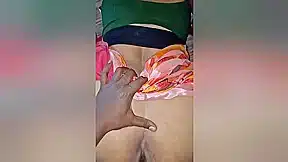 Sexy Amateur Indian Wife In Green Blouse Missionary Fuck & Doggy Style Pussy Creampie