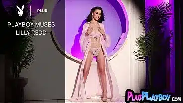 Skinny teen Lilly Redd poses in hot lingerie then strips slow and sexy!