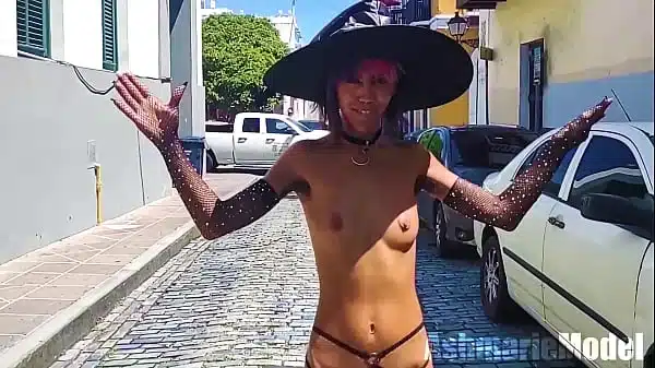 Slut Majick – Slow Motion Topless in Public Cemetary