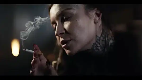 Tattoed Beauty Loves to Smoke While Sucking Cock Reverse Cowgirl – Smoking Cigarette Fetish Porn