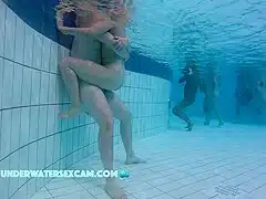 TEASER SHAMELESS teen 18+ COUPLE FUCKS IN PUBLIC POOL