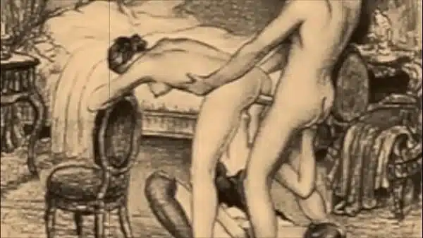 vintage erotic drawings