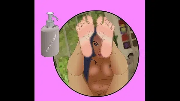 Asa akira feet/soles cumshot