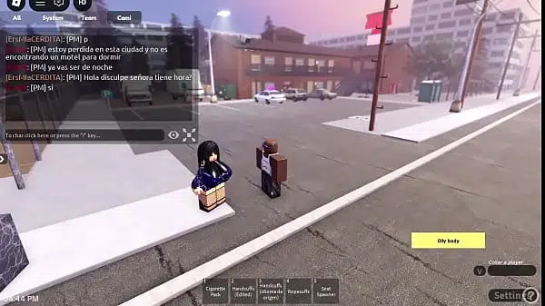 BRASILEÑA MILLONARIA SE PIERDE Y LE DOY REFUGIO EN MI MOTEL Y ME LA TERMINO COJIENDO I ROBLOX