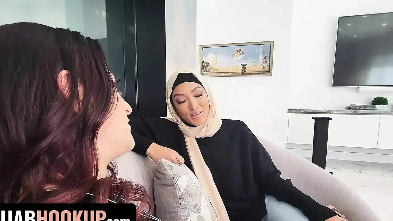 Conservative Hijab Girl Can’t Believe How Good It Feels To Finally Fuck Around With Her Boyfriend
