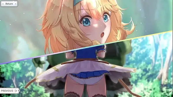 Cute sweet girl was fucked by a huge cock. Hentai Game Animation