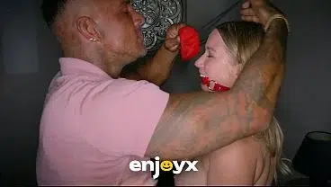 Cute Teen Blonde with Perfect Natural Tits Fucks Her Inked BF