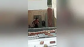 Exclusive- Desi Bhabhi Out Door Bathing Record By