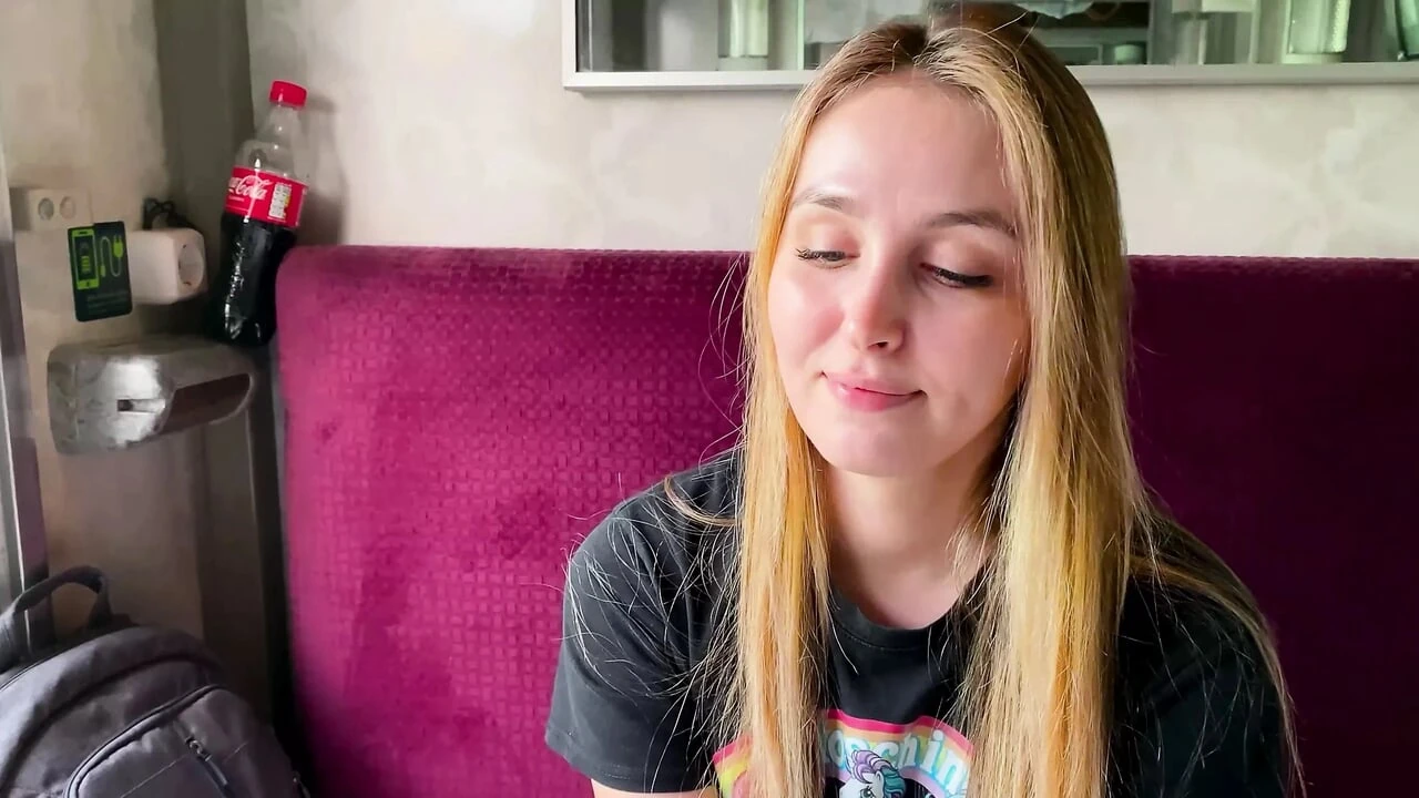 – Her husband is now a cuckold. Picked up a Married beauty and fucked her right on the Train