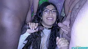 Horny Babes Adores Sharing Cocks And Cum