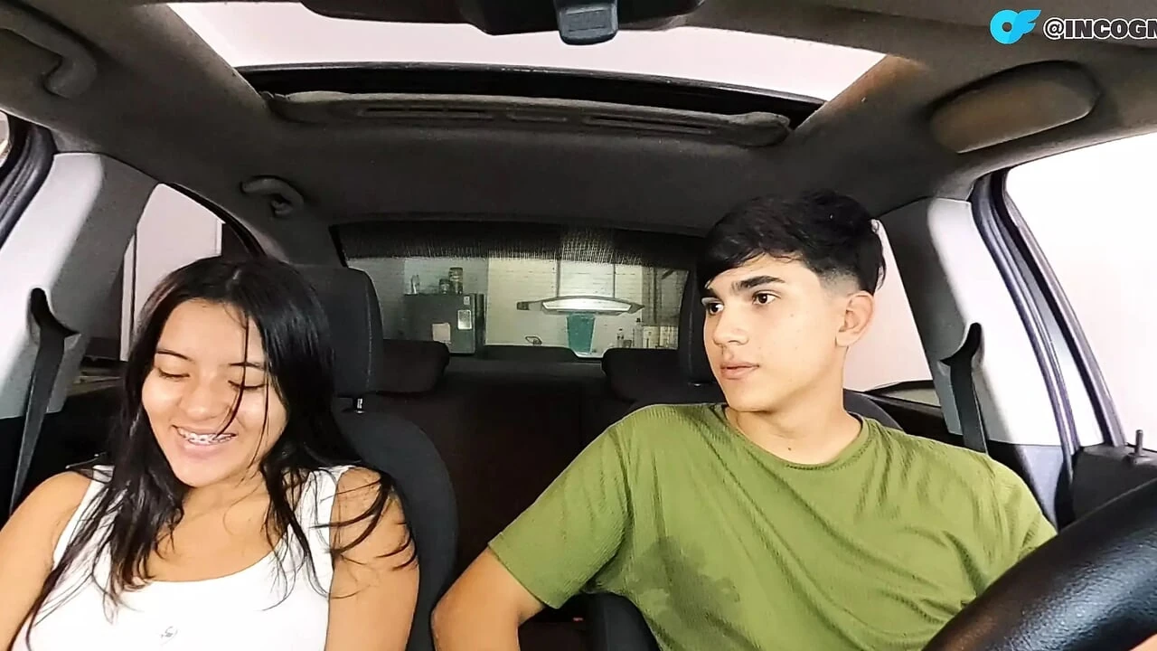 Horny Mishell is desperate to fuck her Uber