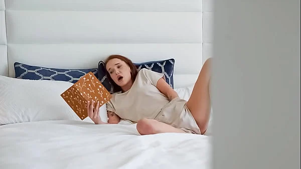 Hot Chick Caught Masturbating with Her Dirty Book – PervTeen