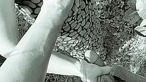 Hot Stepaunty Fucking Pussy In Forest Doggy Style