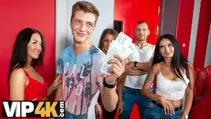 HUNT4K. Party turns into an orgy