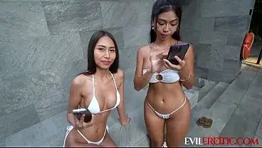 I Met Two Hot Asian Influencers by the Pool… It Turned Into a POV Threesome – EVIL EROTIC