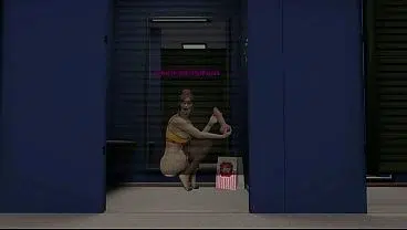 Kink Maker 6: Cliair’s Big Dildo Ride to Orgasm in Change Room