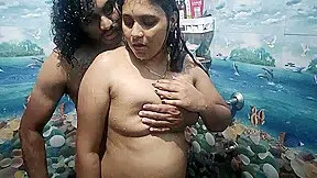 Malayali Couple Hot Bath Romance With Sex In Bathroom, Mallu Couple Hot Boobs Suck And Ass Lick With Hot Fuck