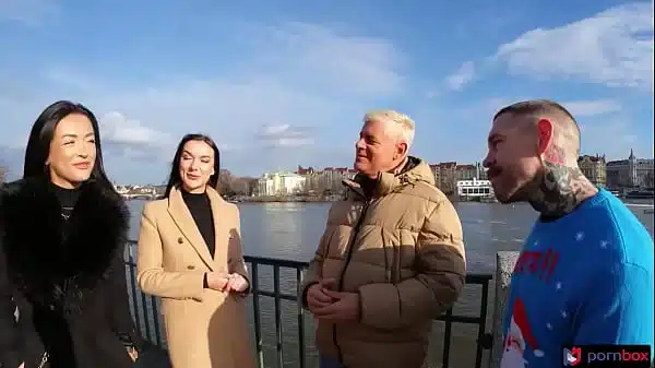 PART 2– Hyenas blindfolded foursome W big booty brunettes