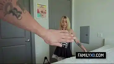 Perv stepdad don’t mind fucking his stepdaughter’s hairy pussy – Chanel Camryn