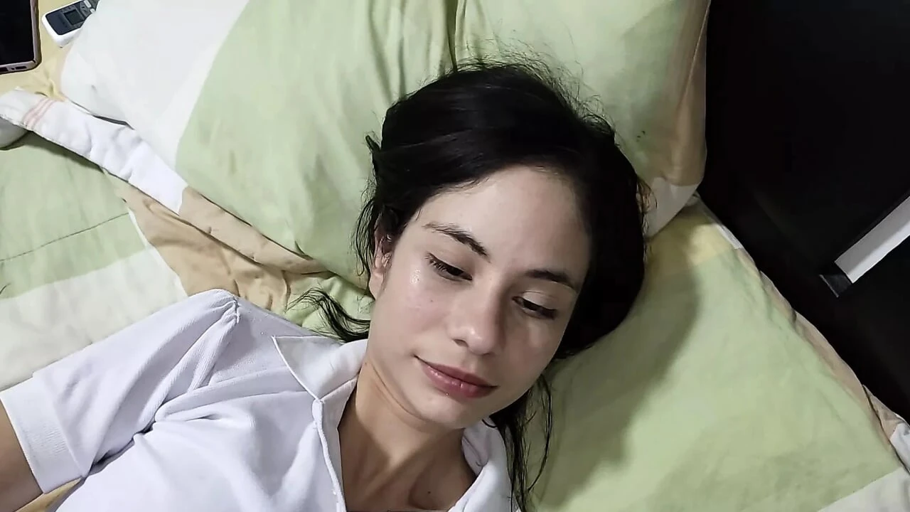 Perverted stepfather interrupts his stepdaughter’s study