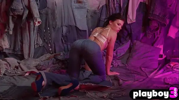 Playboy3.com – Beautiful brunette Adriana Chechik posing and showed her amazing big ass