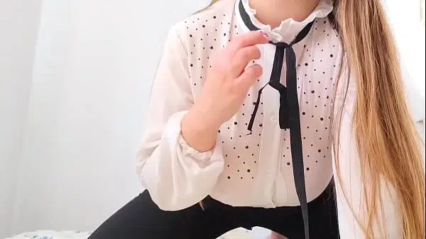 Please undress me and fuck me hard until my young horny pussy is filled with your sperm