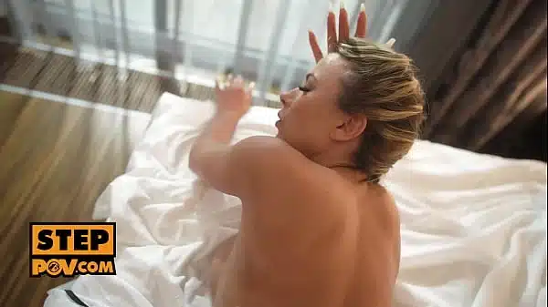 POV – Busty blonde Shalina Devine offers her body after massage