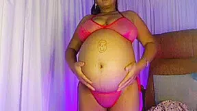 Pregnent Girl Bikni Show