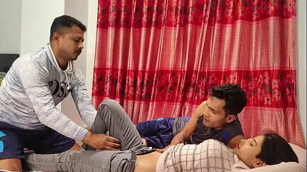 Romantic porn features couple engaging in a lot of foreplay, such as fingering, pussy licking, cock sucking, nipple play, and making out before having sex porn movie. Shathi & hanif pk & Shapan  . Xxx porn Bbc Amateur blowjob threesome