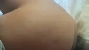 Rubbing STEPSISTER Vibrator On Pussy w/ Clothes On | EXTREMELY Hairy Black Pussy