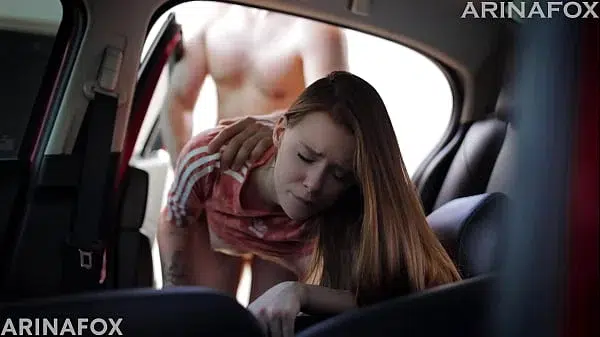 Stepfather Fucked Stepsister in Stepmom’s Car POV