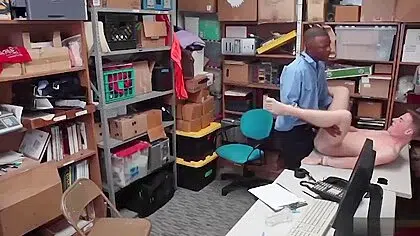 Teenie Detained By A Security Guard