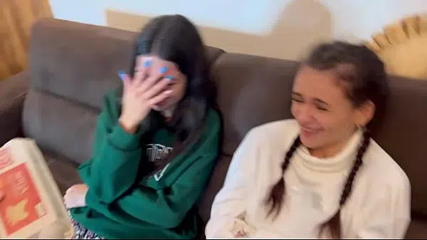 two beauties really want to be fucked well so they came to visit us