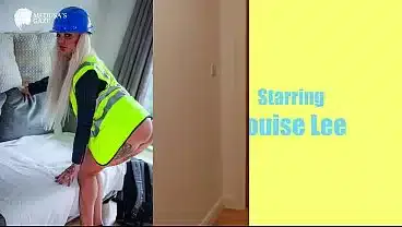 Big Tited Realator Louise Lee play with sex toys at work before shagging co-worker and getting fucked in the ass with her toys