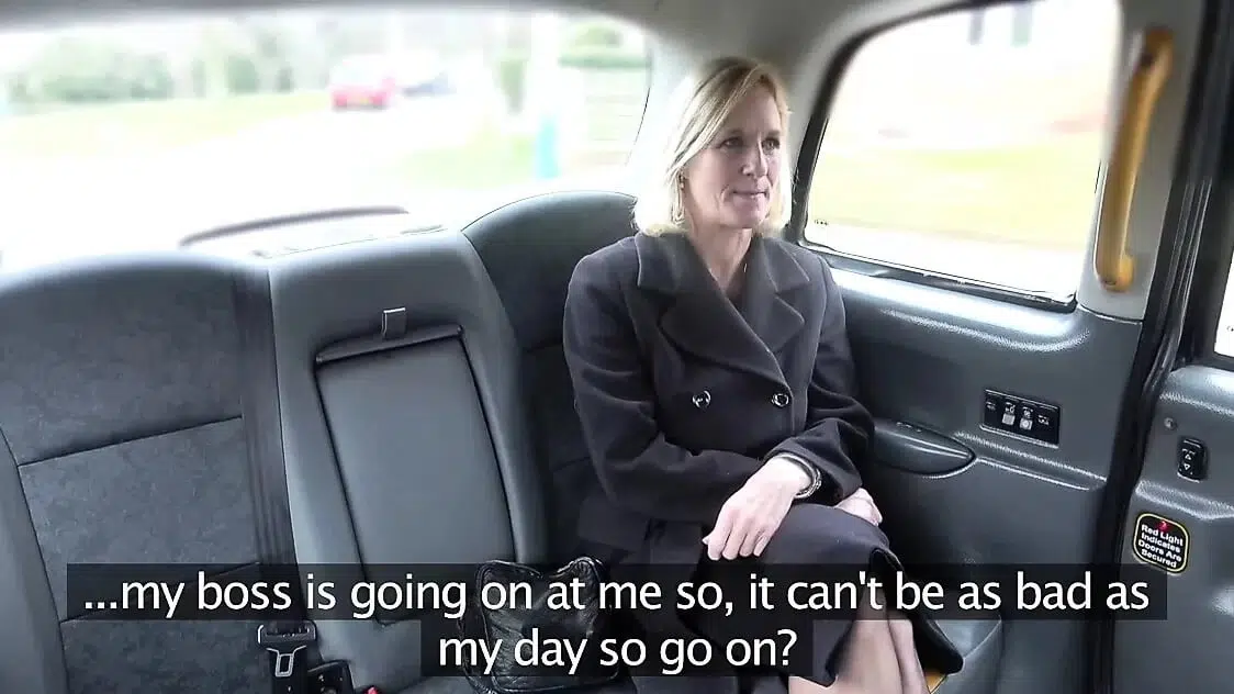 Fake Taxi Mature Milf gets her big pussy lips stretched open