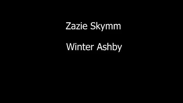 Zazie and Winter Slow motion scissoring