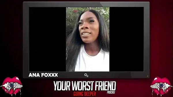 Behind the scenes interview with Ana Foxxx, gorgeous ebony pornstar