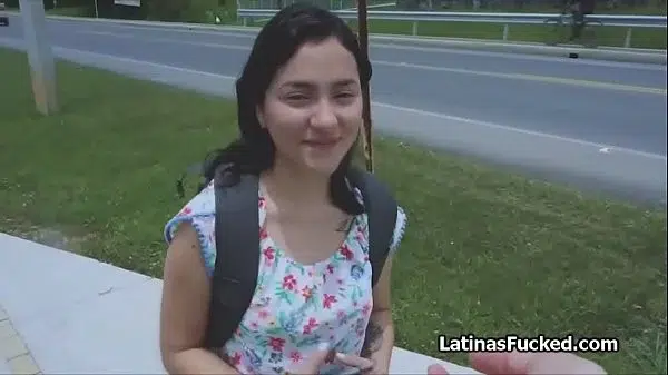 Porn audition with lovely Latina babe