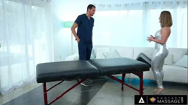 Sexy Girl Gets Her Ass Fucked By Her Masseurs Big Cock