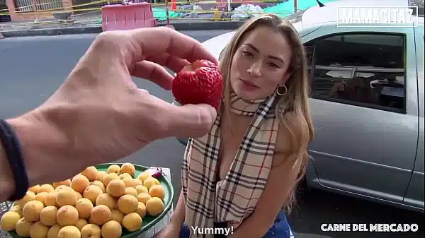 CARNEDELMERCADO – Anastasia Rey – Busty MILF Picked Up For A Porn Movie With Two Guys