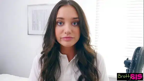 Dirty talking stepsis Gia Paige gets bent over & fucked